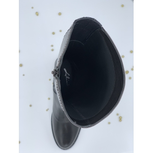 VITELLO LISCIO - NERO - GUARDU Zwart