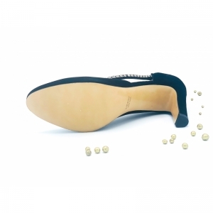 CAFFE CAMOSCIO STRASS ZWART