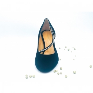 CAFFE CAMOSCIO STRASS ZWART