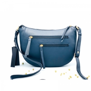 BELLUGA BAG ETERNITY LEATHER R BLAUW