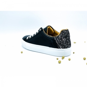 VELVET PRETO GLITTER ZWART