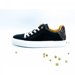 VELVET PRETO GLITTER ZWART