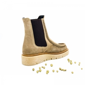 VELOUR MARMOTA GRIJS