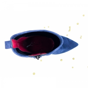 SUEDE 591 BLAUW