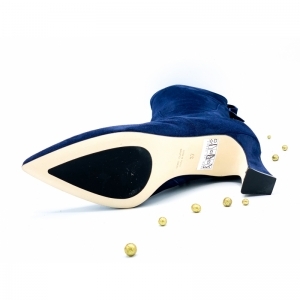 SUEDE 591 BLAUW