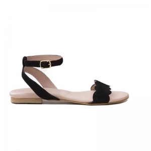 ELIN BLACK SANDAL ZWART