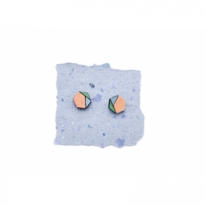 6 hoek Pastel oranje-groen ORANJE