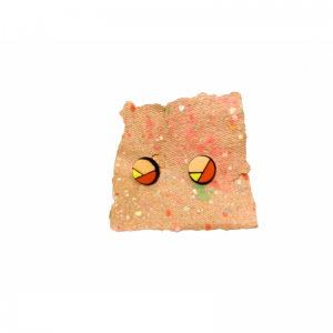 CIRKEL ZALM ORANJE GEEL ORANJE
