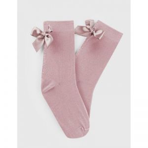 BOW SOCKS ROZE